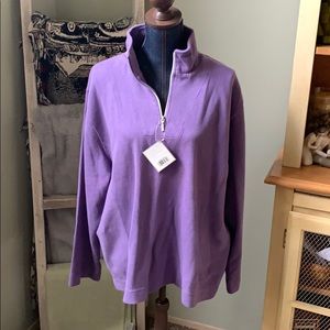 NWT Lady Hathaway XXL lavender pull over